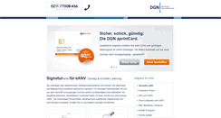 Desktop Screenshot of eanv-signaturkarte.de