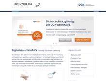 Tablet Screenshot of eanv-signaturkarte.de